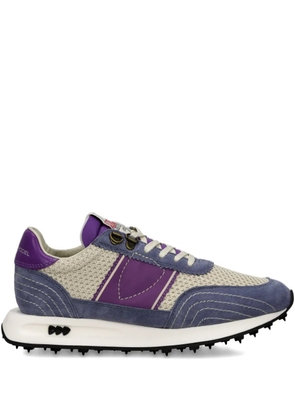 Philippe Model Paris Tour mesh-panel suede sneakers - Purple