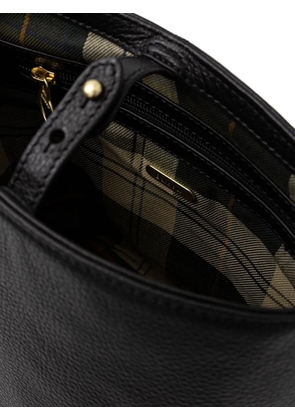 Barbour Cedar leather tote bag - Black