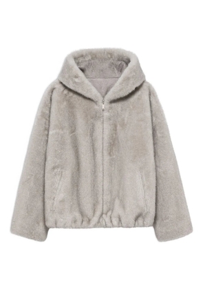 Studio Ar Ruby hooded zip jacket - Grey