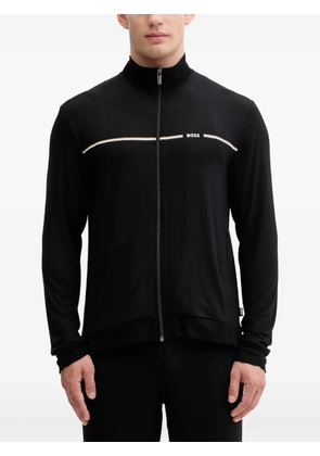 BOSS Authentic zip-fastening sweatshirt - Black