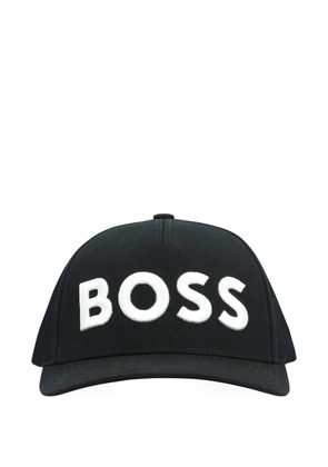 BOSS logo-embroidered baseball cap - Black