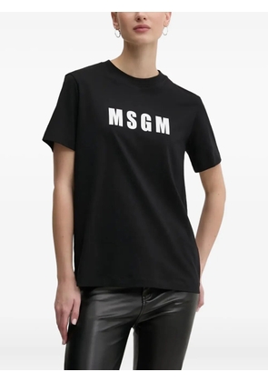 MSGM logo-print T-shirt - Black