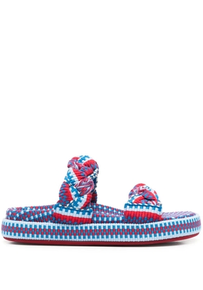 AMAMBAIH two-tone slippers - Blue