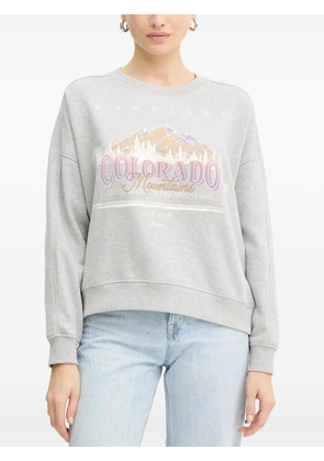 BOSS graphic-print sweatshirt - Grey