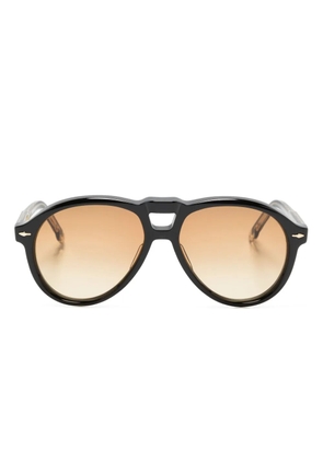 Jacques Marie Mage Valkyrie pilot-frame sunglasses - Black