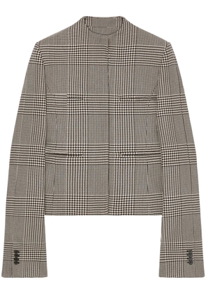 Courrèges Heritage Prince of Wales-pattern jacket - Black
