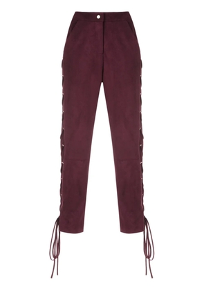 Olympiah Napoles cropped trousers - Purple