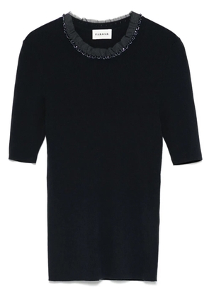 P.A.R.O.S.H. ribbed T-shirt - Blue