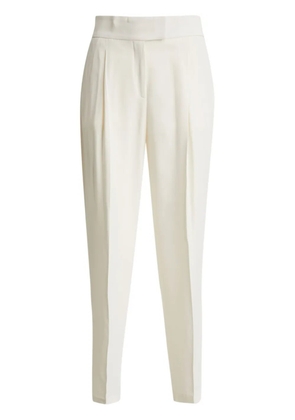 HUGO logo-lettering trousers - White