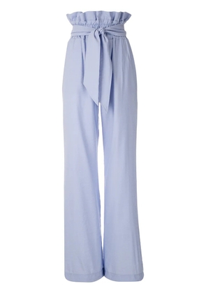 Olympiah Laurier paperbag waist trousers - Blue