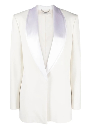 Stella McCartney single-breasted tuxedo jacket - Neutrals