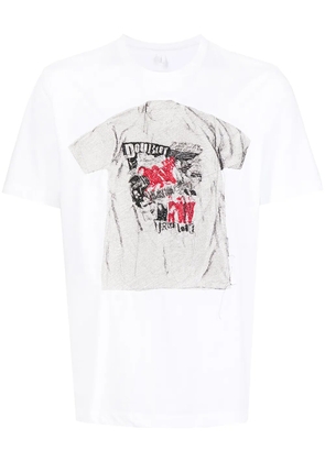 Doublet graphic-print cotton T-shirt - White