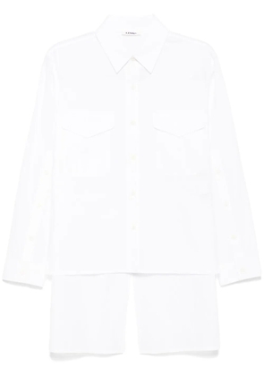 Yohji Yamamoto crease-effect shirt - White
