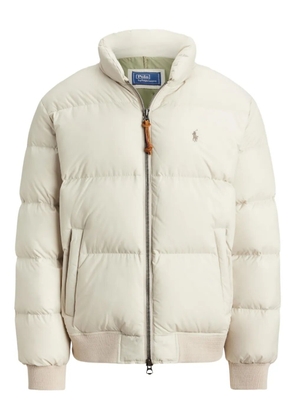 Polo Ralph Lauren quilted bomber jacket - Neutrals