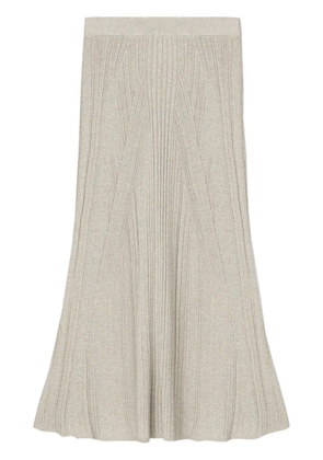 AERON Mossy midi skirt - Neutrals