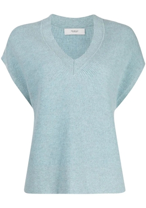 Pringle of Scotland ribbed-knit jumper - Blue