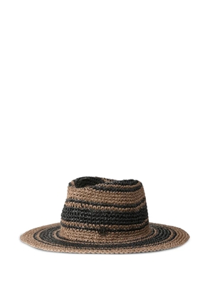 Maison Michel straw sun hat - Black