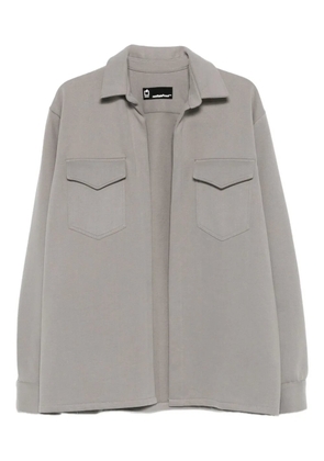 NotRainProof flap-pocket shirt - Grey