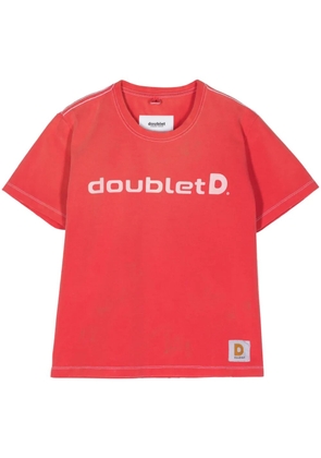 Doublet logo-print crew-neck T-shirt - Red