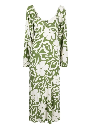 Faithfull the Brand Ondina floral-print midi dress - White