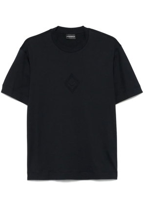 Emporio Armani logo-embossed T-shirt - Blue
