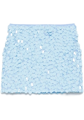 P.A.R.O.S.H. sequined mini skirt - Blue