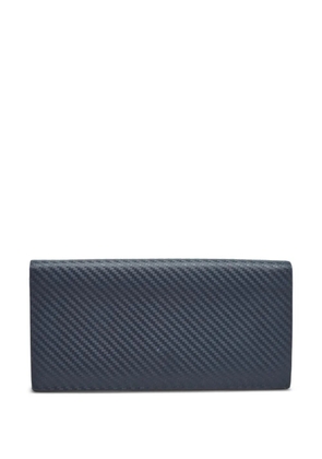 Dunhill 2024 pre-owned bi-fold leather wallet - Navy