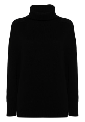 BOMPARD hammer-sleeve round-neck sweater - Black