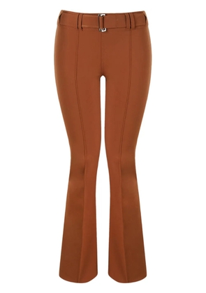 Gloria Coelho flared trousers - Brown