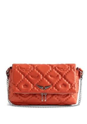Zadig&Voltaire quilted chain shoulder bag - Orange