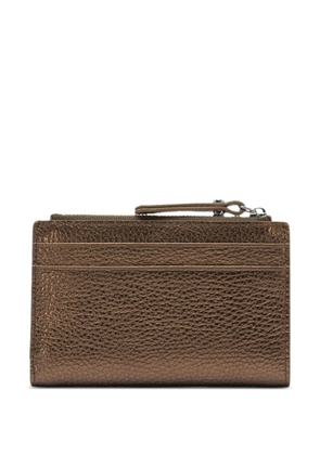 GIANNI CHIARINI leather zip wallet - Brown