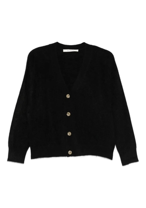 absolut cashmere buttoned cardigan - Black