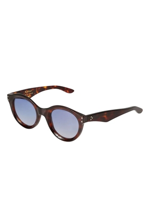Kador Thick round-frame sunglasses - Brown