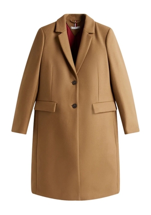 Tommy Hilfiger buttoned single breasted coat - Brown