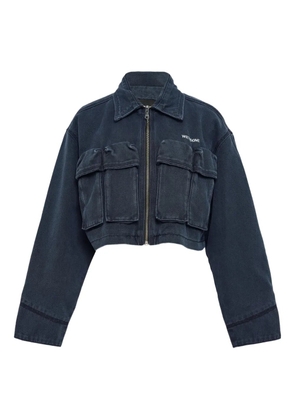 We11done zip-fastening jacket - Blue