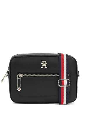 Tommy Hilfiger logo-plaque crossbody bag - Black