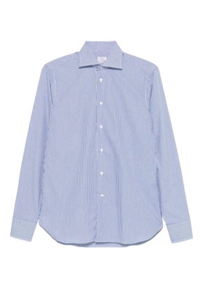 BORRIELLO NAPOLI striped cotton shirt - Blue