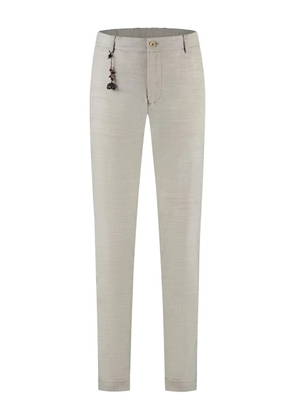 Marco Pescarolo charm-embellished trousers - Grey