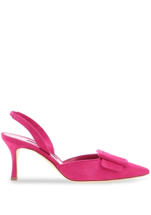 Manolo Blahnik 70mm Maysli pumps - Pink