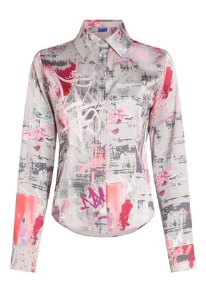 Karl Lagerfeld Jeans paint-splatter shirt - Grey