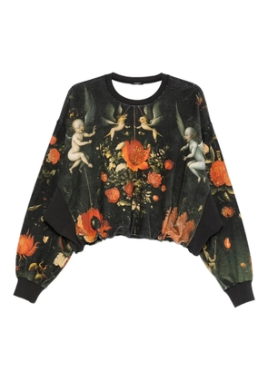R13 printed sweatshirt - Black