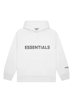 Fear Of God logo-detail long-sleeve hoodie - White