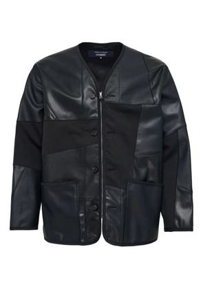 Comme des Garçons Homme patchwork jacket - Black