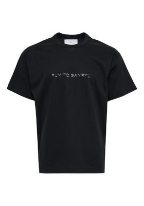 Fumito Ganryu logo-print T-shirt - Black