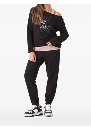 DIMENSIONE DANZA off-shoulder sweatshirt - Black