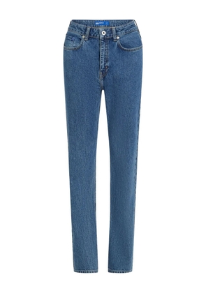 Karl Lagerfeld Jeans logo-patch straight jeans - Blue