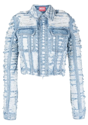 Diesel De-Slimmy-Fsc cropped denim jacket - Blue
