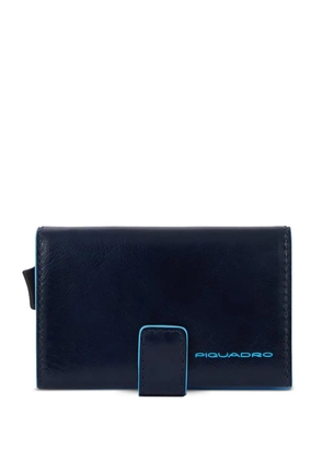 PIQUADRO leather cardholder - Blue