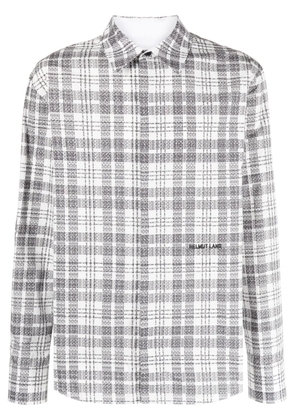 Helmut Lang logo-print cotton shirt - White