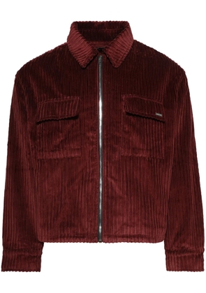Nahmias corduroy shirt jacket - Red